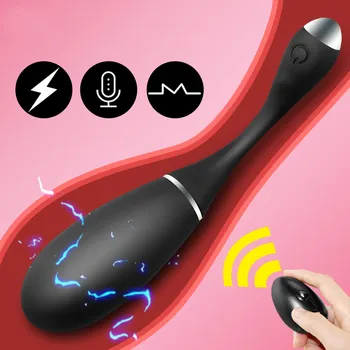 Bežični daljinski вибрирующего jaja 10 brzina glasovno upravljanje G-spot vibrator vaginalni masaža klitoris stimulans seks-igračke za žene
