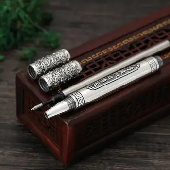 Neto Srebrna olovka 925 sterling srebra berba loptu olovke privjesak S925 tajlandska srebrna olovka poklon nakit