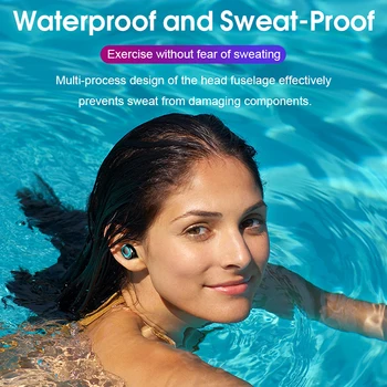 MLHJ Bluetooth Bežične slušalice s mikrofonom 3500 mah vodootporne Slušalice HIFI stereo шумоподавляющая slušalice slušalice