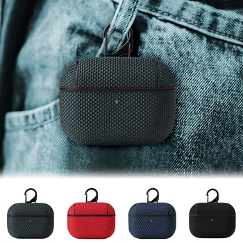 Čovjek poslovne torbica za Airpods Pro torbica s kukom TWS Bluetooth slušalice koža mat zaštitna navlaka za Apple Airpods pro 3