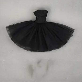 Crno балетное haljina Svadben haljina za 40-50 cm XINYI lutka haljina odjeću odjeća za 1/4 BJD kućica za lutke 1:4 lutkarske pribor
