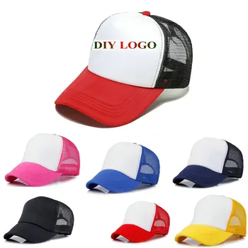 Ispis logotipa Custom Hat cijena po cjeniku proizvođača DIY kapu za žene i muškarce dječak djevojčica mreže ljeto tiskano logo Snapback Cap za ispis logotipa šešir