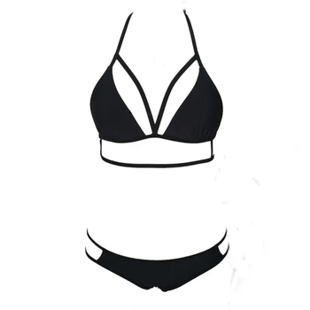 2020 Seksi Dugi Rukav Žene Bikini Kupaći Kostim Zeleno Lišće Ispis Kupaće Kostime Plaža Brazilski Bikini Set Biquini