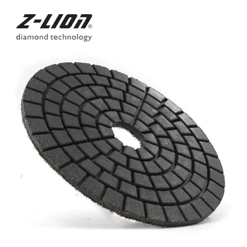 Z-LEAP 125mm Black Buffing Pad Last Step Diamond Polishing Disc Wet Use 5