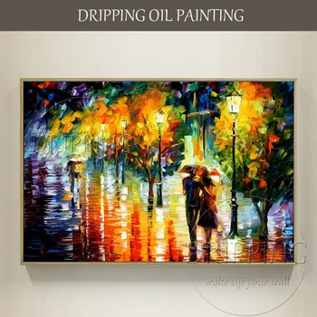 Umjetnik ručno oslikana šarenim zidovima apstraktne umjetnosti krajolik ljubitelji ulje na platnu na platnu Мастихин slikarstvo ljubitelje ulje na platnu