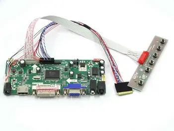 Yqwsyxl Control Board Monitor Kit for N154C6-L01 HDMI+DVI+VGA LCD LED screen Board Controller Driver