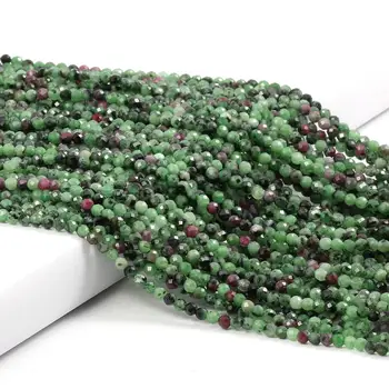 Male perle od prirodnog kamena zrna Эпидота 3 mm sekcija slobodnih perle za izradu nakita ogrlica DIY narukvica pribor (38 cm)