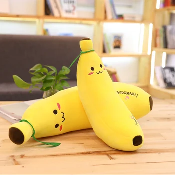 40-90 cm div soft crtani osmijeh banana pliš igračke punjene voće jastuk Jastuk kreativne djevojke Valentinovo poklon pliš igračke lutke