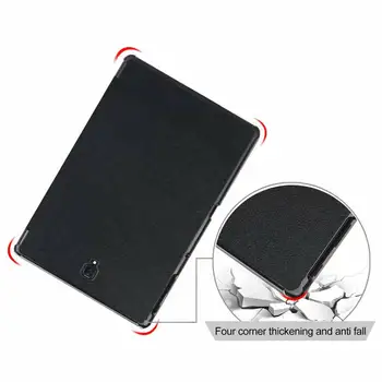 Za Samsung Galaxy Tab, A 10.5(SM-T590/SM-T595/SM-T597) torbica za tablet magnetski Tri-Fold Smart Cover, sa automatskim buđenje sna