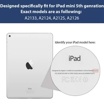 Torbica za iPad Mini 5th Gen 2019 Tablet Cover model A2124 A2133 A2126 zračni jastuk šok-dokaz torbica za iPad MINI5 MINI4 hard stražnji poklopac