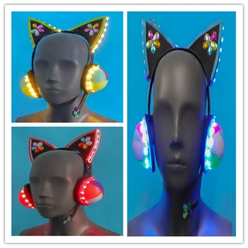 Anime Love Live School Idol Project video igra Buđenje cosplay LoveLive Nico Umi Maki Eli Headwear LED Shiner Headset slušalice
