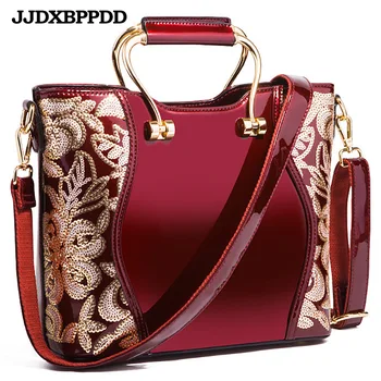 Ženske torbe наплечные torbe velikog kapaciteta ženske torbe Crossbody Messenger torbe cvjetni luksuzni lakirane kožne torbe