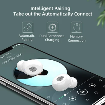 Bežične slušalice Bluetooth Slušalice TWS osjetljiv na dodir za upravljanje sportski slušalice Buke Slušalice