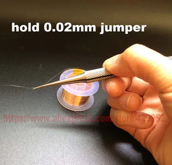 Titan legure od nehrđajućeg čelika popravak Fly line fingerprint Acid-fast Anti-corrosive pinceta skakač linija za matične ploče iphone