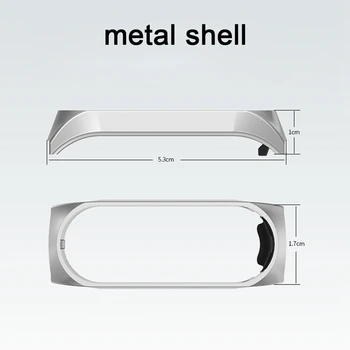 Yuedaer pametna narukvica remen za Xiaomi Mi Band 3 od nehrđajućeg čelika metalni remen za Xiaomi Mi Band 4 Correa zamjena Mi Band4