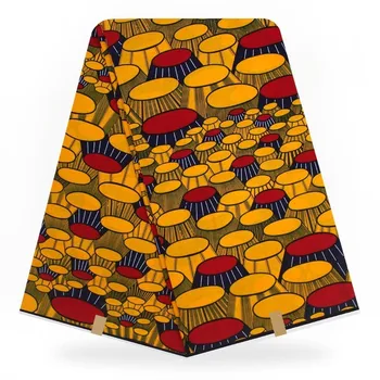 Visoka kvaliteta African pagne Wax Istinski African Real Garantirani pagne Wax Istinski Wax 6 metara/lot za ženske haljine Ankare