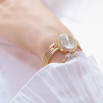 Montre femme 2019 svakodnevne ženski sat elegantan haljinu kvarcni satovi ženski Ručni sat sa štrasom Relogios Femininos