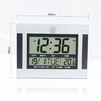 JIMEI H110 višenamjenski jednostavan i praktičan mjerač temperature i vlage kalendar alarm