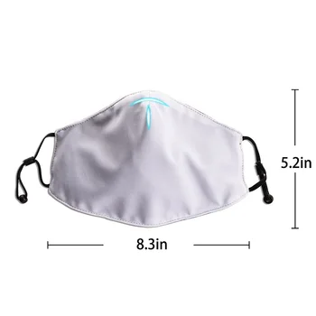 NiYoung Breathable Anti Dust Usta Mask with Adjustable Earloop, topla ветрозащитная reusable prati полумаска lica, žvakaća guma