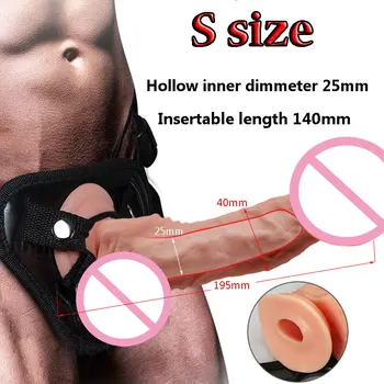 GaGu strapon realan dildo hlače oklop za muškarce hlače remen Ons veliki dildo sa prstenovima svežanj remen erotski kostimi seks igračke