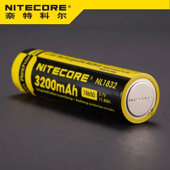 Nitecore NL1832 18650 3200mAh(nova verzija NL188)3.7 V 11.8 Wh punjiva litij-ionska baterija visoke kvalitete sa zaštitom
