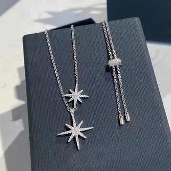UMGODLY brand meteorit ogrlica lijepa puna boja kubni cirkonij moda Šarm Zvijezda privjesak žene stranka nakit poklon