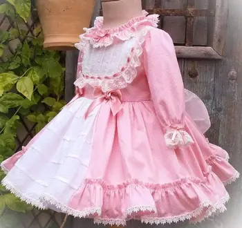 Djevojka Proljeće i jesen pink Turska berba španjolski Lolita Princeza loptu haljina rođendan Uskrs vjenčanje svakodnevno haljina