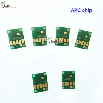 UP 6PCS ARC čipovi za CANON MG6350 MG7150 iP8750 MG7550 pgi 550 auto reset chip PGI-550 CLI551 pgi550