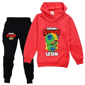 2021 novi скандальные zvijezde hoodies odjeća Leon Spike Vrana djeca majica 3D igra lik dijete majica i hlače odijelo