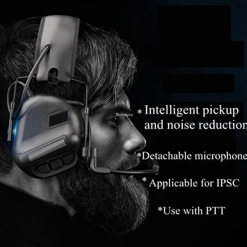 Airsoft tactical slušalice koristite s PZR vojni standard snimanja slušalice soundbox i buke s mikrofonom