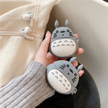 Slatka Japanski Crtani Poklopac Slušalice Slušalice Silikonska Zaštitna Torbica Tonari No Totoro Za Apple Airpods 1 2 3 Pro Pribor