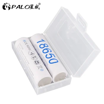 PALO 3.7 V 18650 punjiva litij baterija 3200mAh+LCD USB Smart Fast Charger for 14500 18650 16350 18500 3.7 V li-ion battery