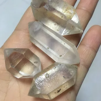 Novi Herkimo Crystal Flash-Dijamant Prirodno Bijeli Kristal Dual Istakao Kamene Čestice