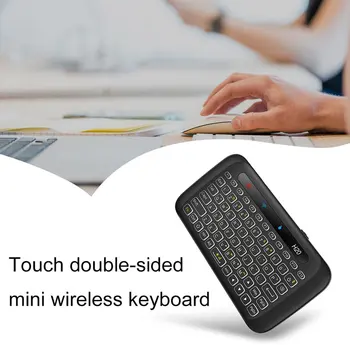H20 touch dva mini bežična tipkovnica qwerty na cijelom touchpad 3 stupanjski podesiva svjetla automatska rotacija
