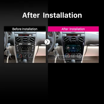 Seicane 2din Android 10.0 GPS auto media player za stara Mazda 2004-6 Podrška za upravljanje kolom upravljača OBD2 Carplay DVR