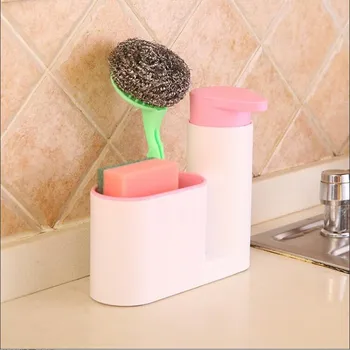 Dozator sapuna kuhinja Stoarge stalak za čišćenje stalak za pranje spužva četka za umivaonik sredstvo za čišćenje boca kuhinja organizator naprava