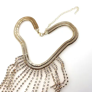 Top nova moda kićanka lanac ogrlica kubni Cirkon Micropavé instalacija ženske, pribor za stranke nakit