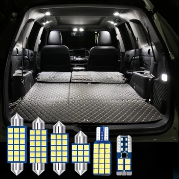 Za Hyundai Sonata YF 2011 2012 2013 5x Kit Error Free 12V LED žarulja u unutrašnjosti vozila kupola svjetla za čitanje prtljažniku svjetlo pribor