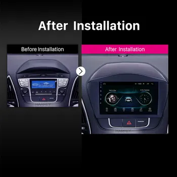 Harfey 9-inčni auto-radio GPS za 2009 2010 2011-Hyundai IX35 Android 8.1 stereo touch screen HD WIFI USB DVR 1080P video