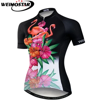 Cvijeće majica Weimostar Biciklizam Dres žene silazak Dres bicikl odjeća Mayo ciclismo mtb Dres vrhovima