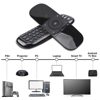 2.4 G Air Mouse bežična tipkovnica 6-osni Motion Sense IR Učenje daljinski upravljač w / USB prijemnik za Smart TV, Android TV BOX