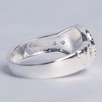 HuiSept Women Ring 925 Sterling Silver Jewelry Accessories Watch obliku srca Cirkon dragulj za svadbene zurke darove nakit veleprodaja prsten