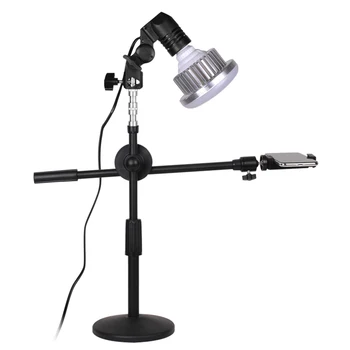 Studio fotografija telefonski snimanje podesivo stolni nosač štand Strijela Arm Kits 35W LED Light Lamp Beauty Photo/Live Video