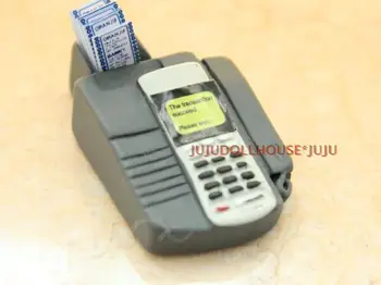 Mini 1/12 skala POS kreditna kartica stroj supermarket slova lutkine minijature pribor igračka