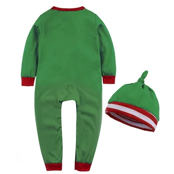 Nova godina novorođenog dječaka dugi rukav kombinezon Kombinezon beba Božić dijete Halloween kostim dijete Sleepsuit dijete djevojke kombinezon 2Y