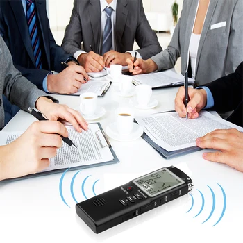 8GB Voice Recorder Professional USB 96 sati diktafon digitalni audio snimač s WAV,MP3 player