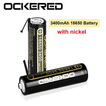 5Pcs 18650 baterija New Original 18650 3.7 v 3400 mah litij baterija baterija baterija baterija baterija s DIY nickel 18650 3400mah Battery Pack