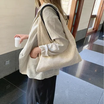 Dizajnerske torbe za žene 2019 nova moda Slama torba u koju su utkane mali ведерная torba ženske torbe preko ramena svečani plaža torba