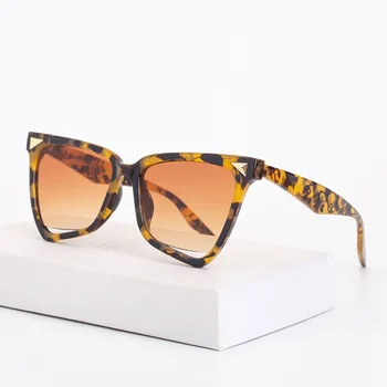 Moda Mačje oči Sunčane naočale Žene 2021 luksuzni brand dizajner poligon slr okvir prevelike sunčane naočale UV400