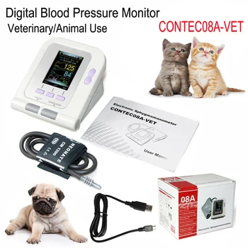08A-VET monitor krvnog tlaka prijenosni veterinarski digitalni ljubimac e-mail сфигмоманометр PR puls tester 6-11 cm manžetna